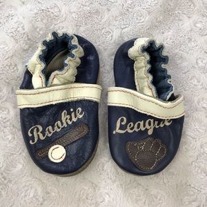 Robeez Rookie League Soft Soled Baby Shoes 0-6M
